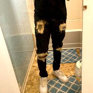 Distressed ripped Jeans